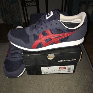 ASICS Onitsuka Tiger Navy Blue Red